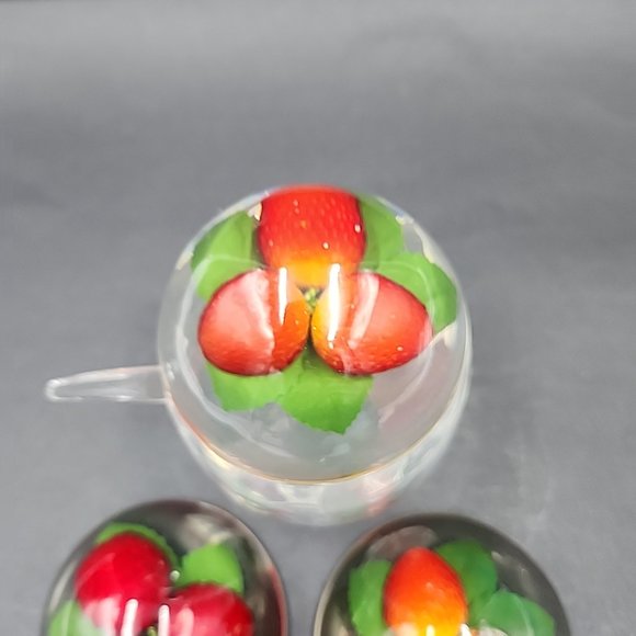 Acrylic Jam Jar w Lucite Berry Lids - Picture 5 of 9